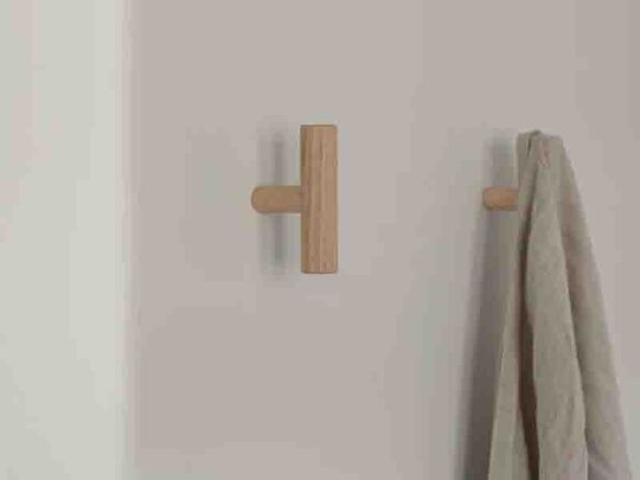 bathroom wood wall hooks  