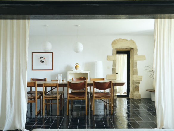 dining area maison legere by nathalie mohadjer  