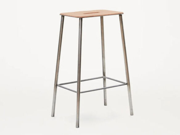 frama adam stool natural leather raw steel   1 584x438