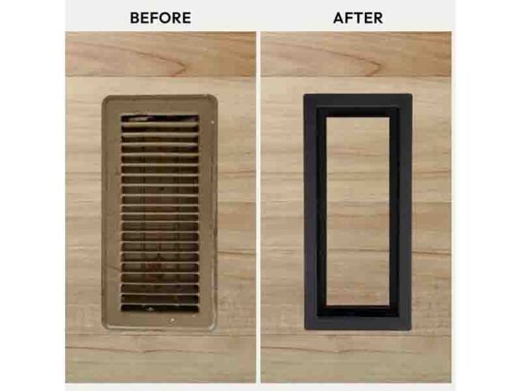 framed floor vent luxe pdpframed floor vent luxe before and after 2   1 584x438