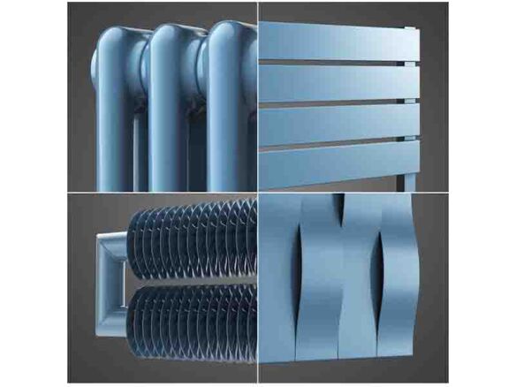 hothot radiators in pastel blue colour ral 5024  