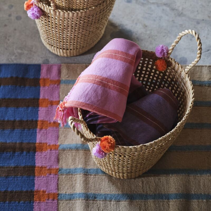 ikea mavinn banana fiber handmade basket  