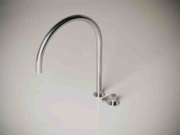 jp set113 deck mounted mixer with spout 280mm steel 02  
