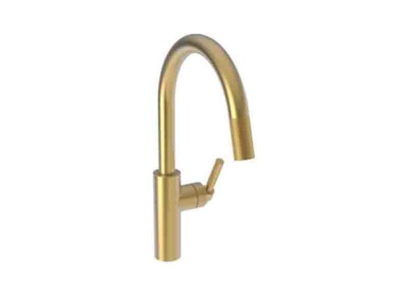newport brass muncy pull down kitchen faucet   1 584x438