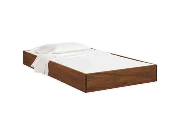 room and board wood trundle bed walnut   1 584x438