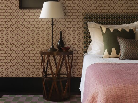 vanderhurd opticality fabric wallpaper rug photo oskar proctor  