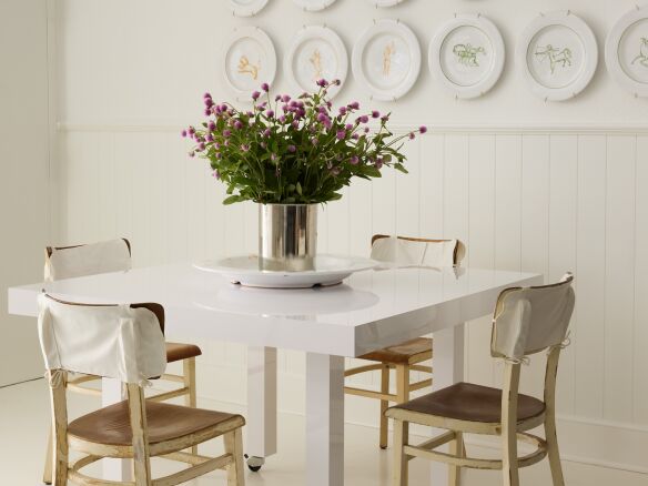william white emporium new york brett wood dining room  